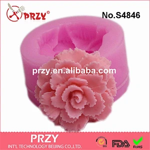 3D Silicone Flower Molds for Bakeware Soap Jelly Candy Tools