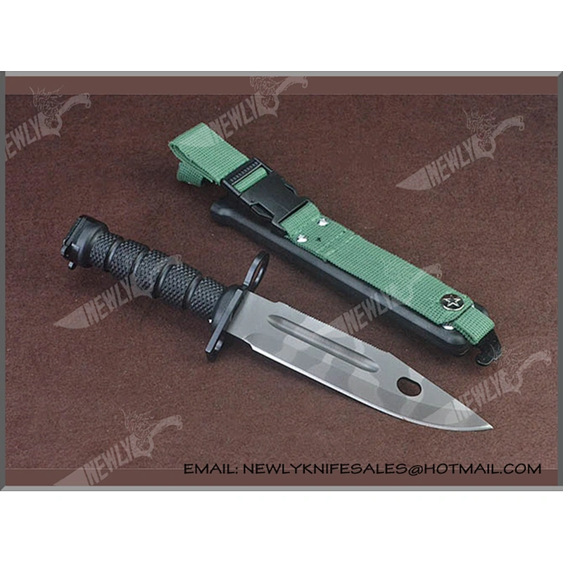 New Design Colorful Titanium Coating Military Tactical Survival Knives
