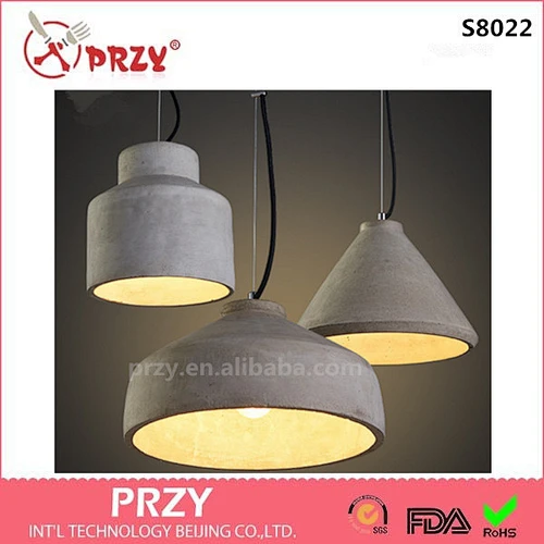 Europe Style Modern Silicone Mould Cement Pendant Concrete Art Lights Silicone Cement Molds Lamp For Restaurant,Cafe