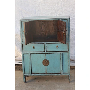 Chinese antique Reclaimed Wood Kitchen Furniture Kitchen Cupboards furniture chinese sideboard blue