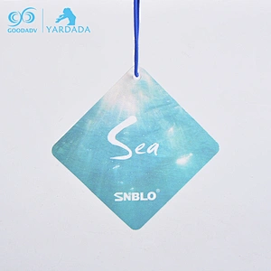 Customized perfumed and cheap car paper air freshener