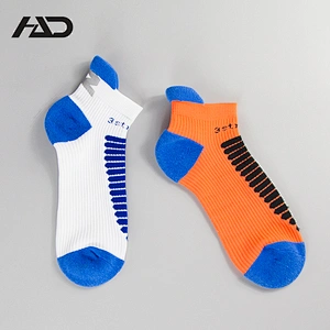 custom logo compression ankle cycling sport socks running men