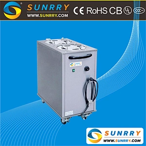 2018 Professional Commercial Electric Stainless Steel Plate and Dish Warming Cart for CE