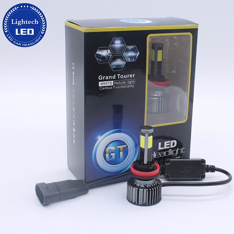 Universal 4 Side Led Headlight H7 Led Auto Car Light