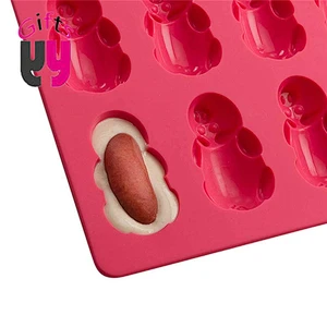 silicone mold for baking cakes 12 cavities pig shaped silicone baking mold