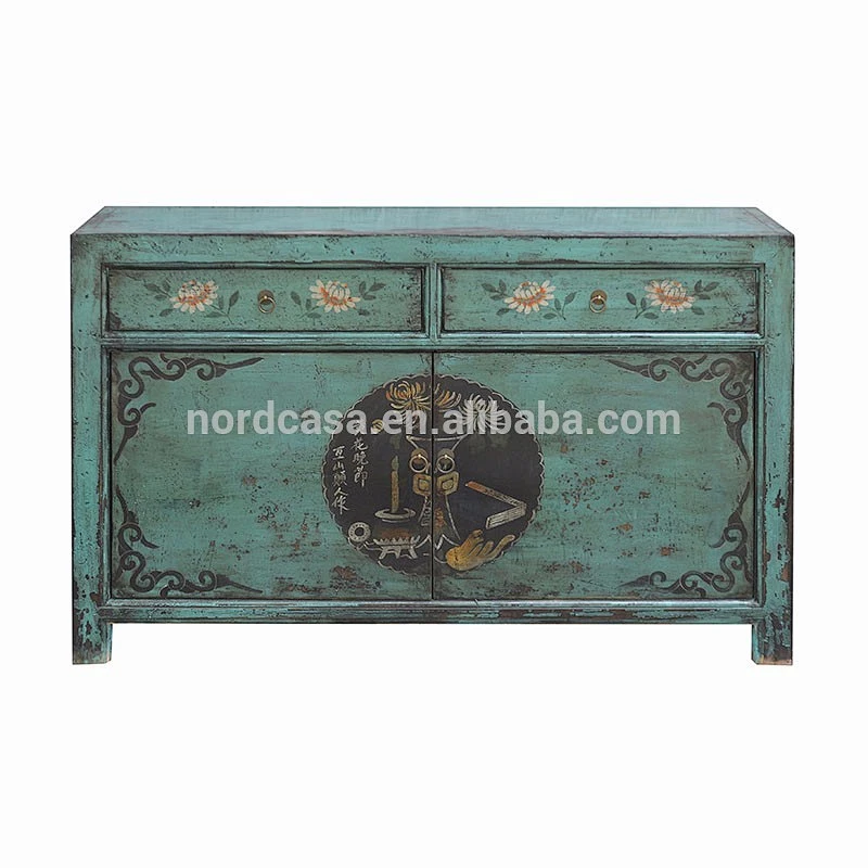 antique solid wood high glossy furniture