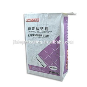 25kg valve open multilayer wall putty, waterproof slurry kraft paper bag