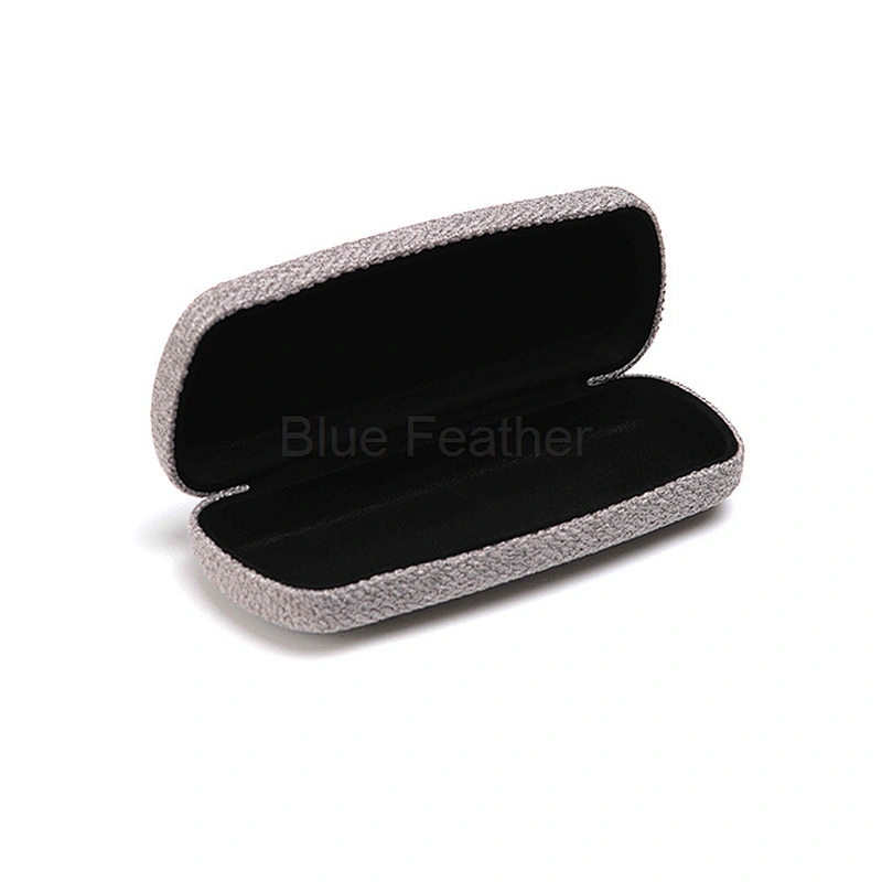 Classic Textured Tweed Hard Optical Case for Daily Use