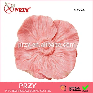 S3274 Hot-selling China Supplier 100% Food Grade flower Silicone Soap Moulds