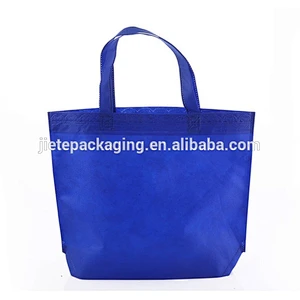 orange, red, pink different colors pp non woven fabric shopping bag with handle