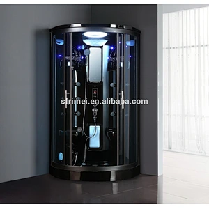 Black Multi-function Customized Bathroom Steam Shower For Africa