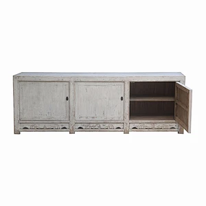 recycle pine wood antique chinese sideboard