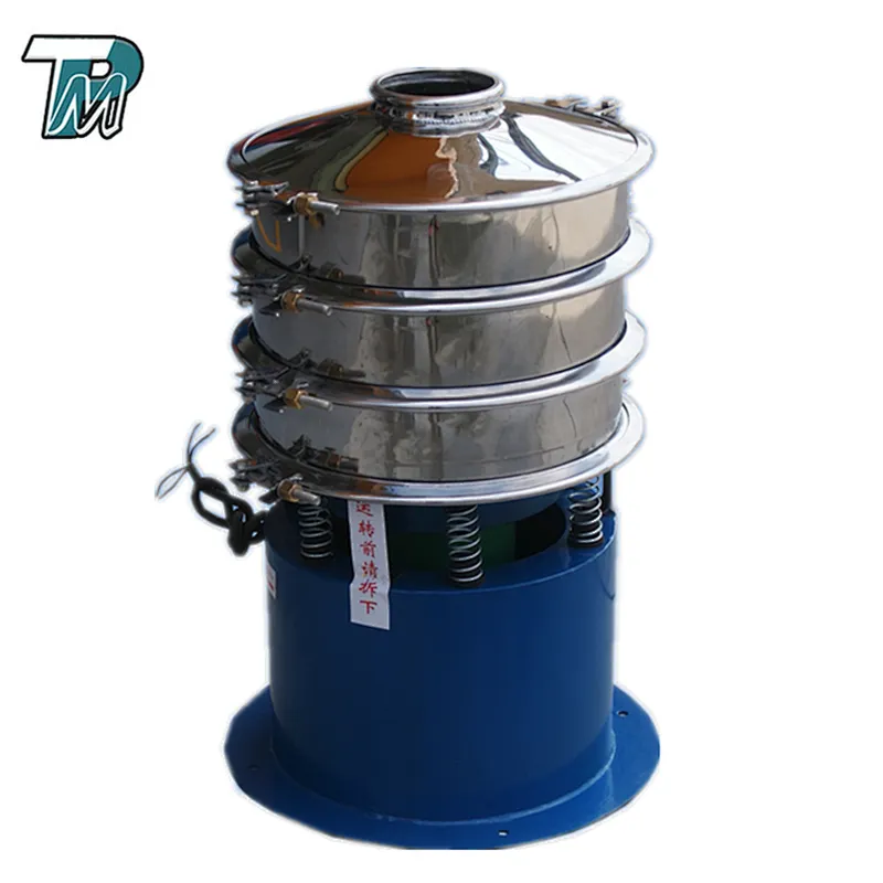 Efficient fine vibrating sieve for flour