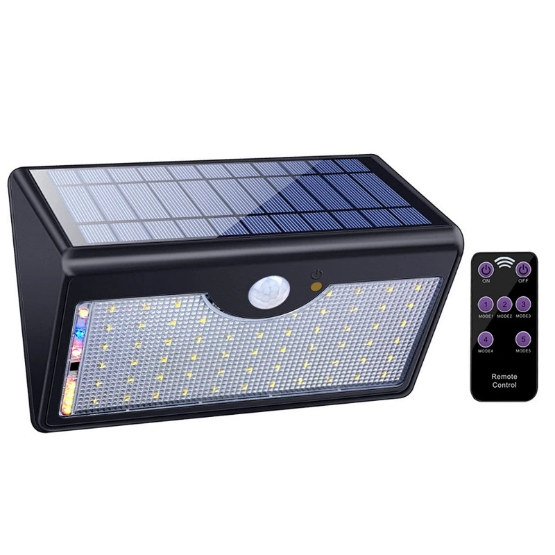 Microwave sensor ip65 waterproof garden 9w 6w solar led wall light LED solar light