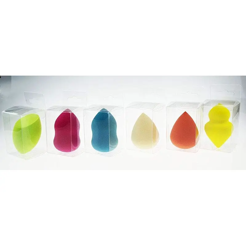 Wholesale makeup tools latex free cosmetics puff dual tips makeup sponge