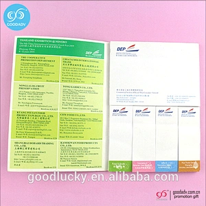 Promotional shaped custom sticky notepad memo pad