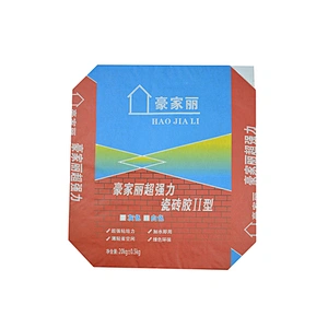 High quality custom 20kg kraft paper bag with valve