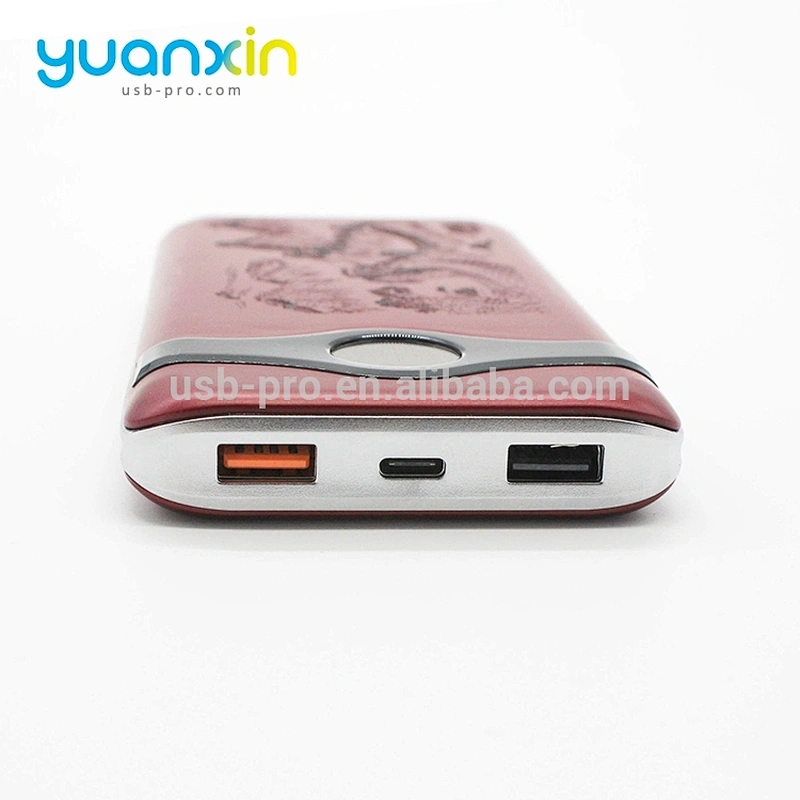 10000mAh Material Plastic Color red blue, gray gold Power Bank