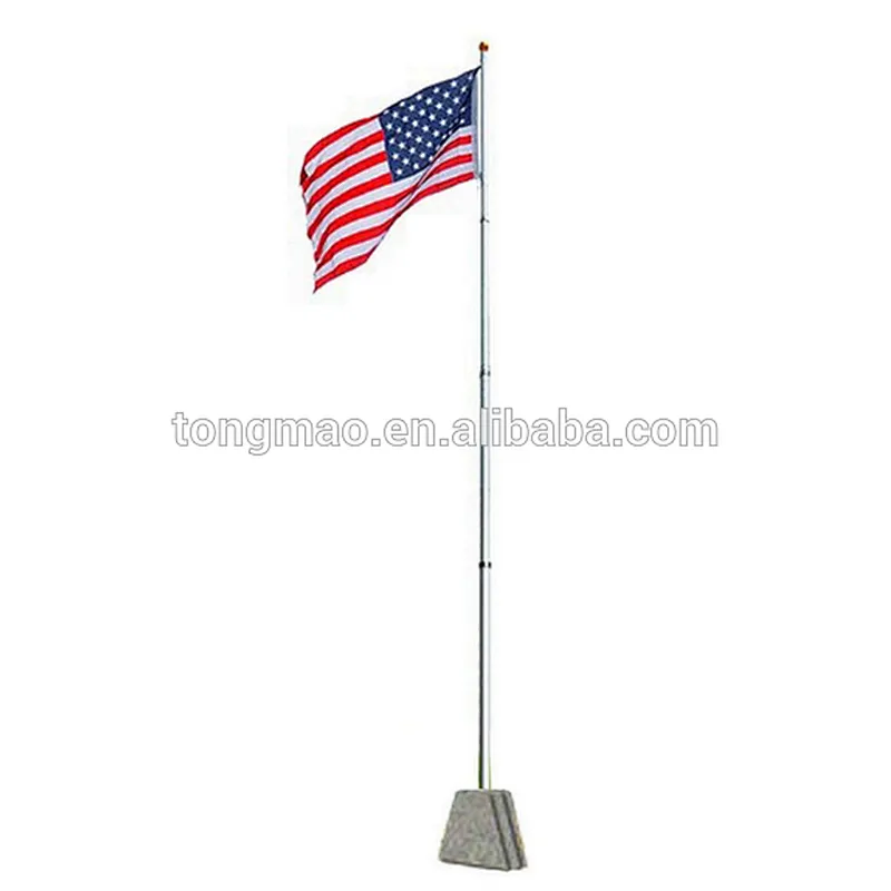 telescopic flag Stainless Steel Flagpole Collapsable Pole Banner Tour Guider