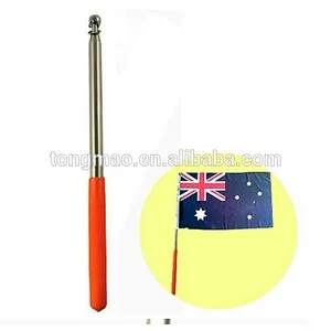 telescopic flag Stainless Steel Flagpole Collapsable Pole Banner Tour Guider
