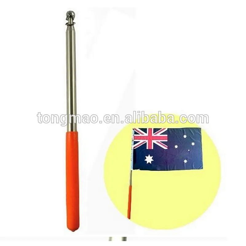 telescopic flag Stainless Steel Flagpole Collapsable Pole Banner Tour Guider