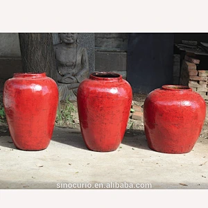 Chinese wholesale antique painted paper flower pots