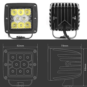 Lightech Car 12V 4x4 spot 40W 3Inch cube Super Bright led work light