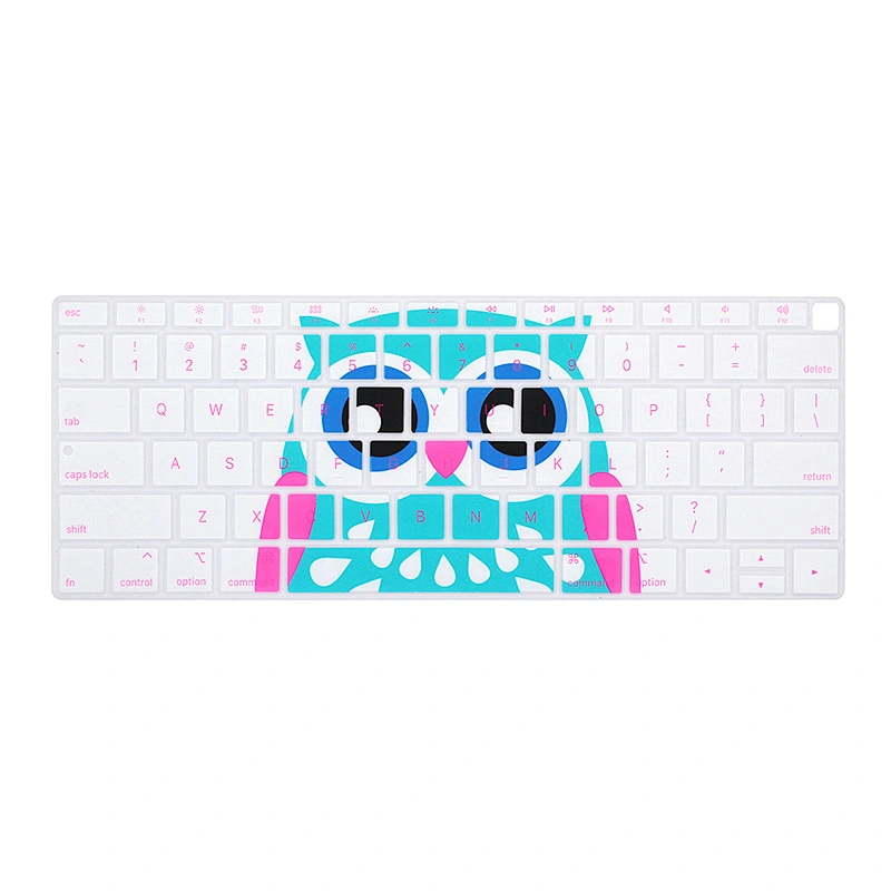 Custom Stylish Design English custom silicone keyboard cover Skin keyboard protector for MacBook Air 13 inch 2018 A1932