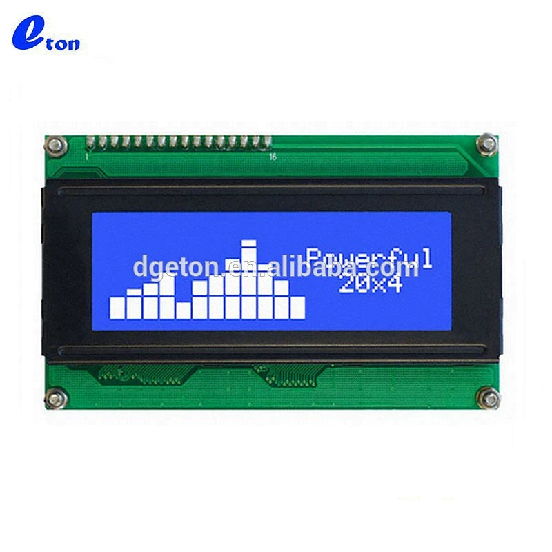 TRANSMISSIVE LCD ALPHA/NUM DISPL 20X4 BLUE WHITE