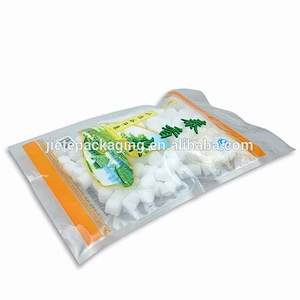 10kg 5kg 3kg LDPE, HDPE polyethylene transparent material rice bag with handle for sale