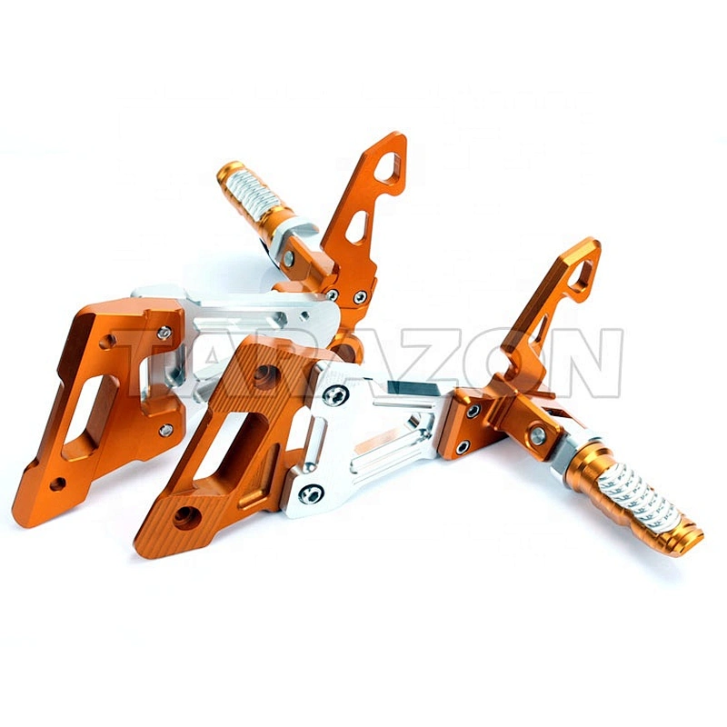 Motorcycle racing bike CNC aluminum adjustable rear sets