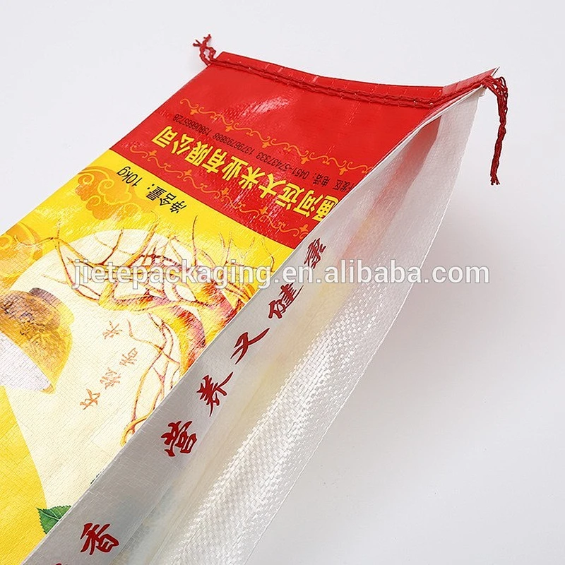 recycled pp woven rice cooking bags for wholesale
