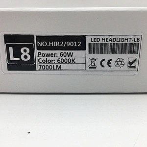 2018 high power 7000lm L8 xhp70 9012 led headlight auto headlamp for car