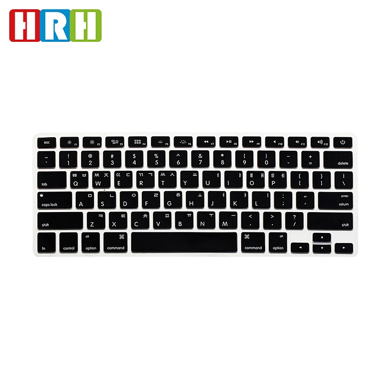 Silicone US Keyboard Protector Cover Skin korean keyboard skin for macbook new pro 13Pro Air Retina 13 15 17