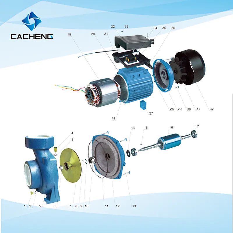 2CCP Two-stage Centrifugal Pumps(back to back impellers) Surface Pump