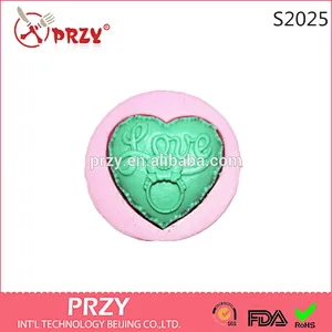 Flower Heart Shaped Silicone Soap Mold Cake Decoration Fondant Cake 3D Mold Food Grade Silicone Mould
