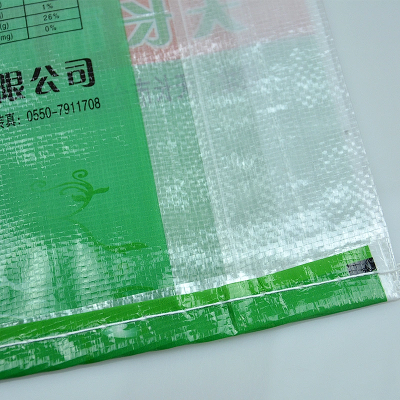 China pp woven packing bag with normal printing for rice, flour 20kg 25kg