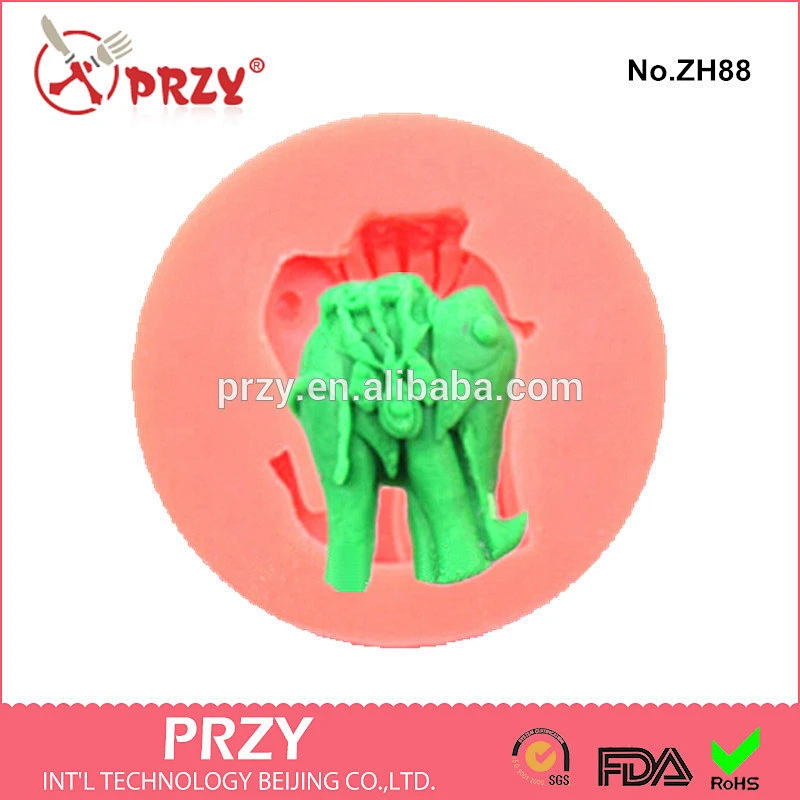 Animal model silicone mold/elephant cake decoration silicone mold