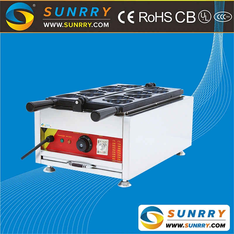 2018 special electric waffle cake snack machine with stainless steel waffle cake baking machine (SUNRRY SY-WM60)