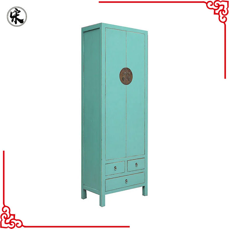 chinese antique solid wood pine handmade furniture for stores