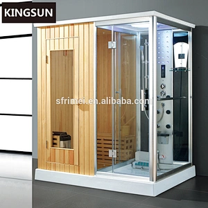 Freestanding Portable Infrared Sauna Steam Room Shower Combination