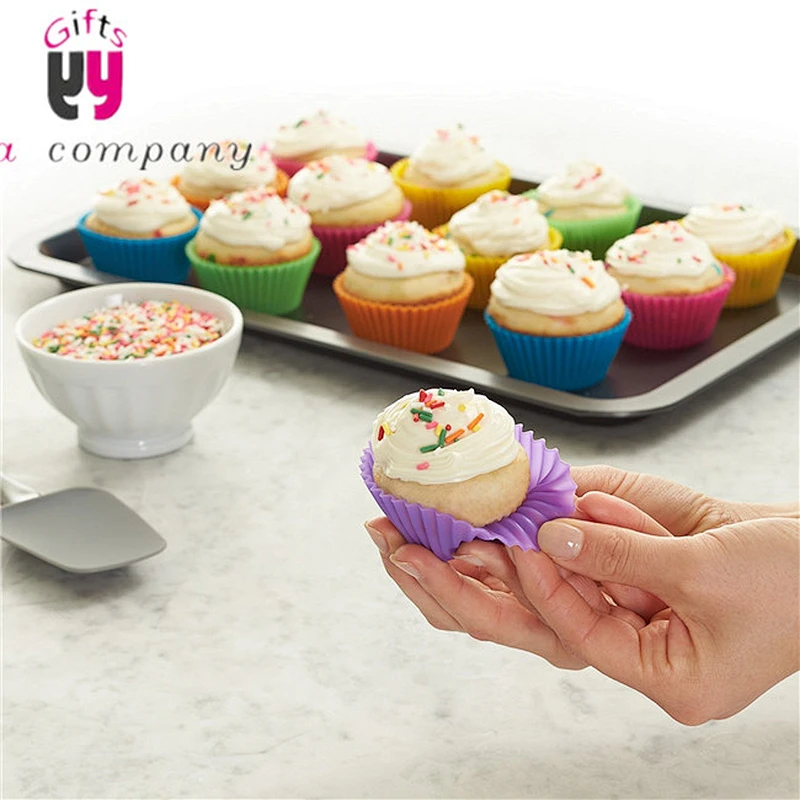 Mini Silicone Egg Bread Baking Cups Silicone Baking Cups Muffin Mould Cupcake Liner