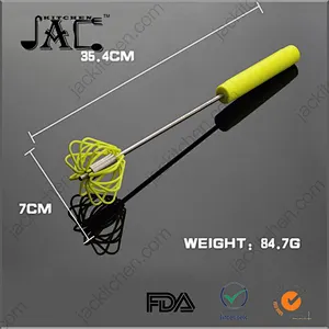 Kitchen Gadgets Stainless Steel Baking Tools Automatic Rotation Egg Whisk