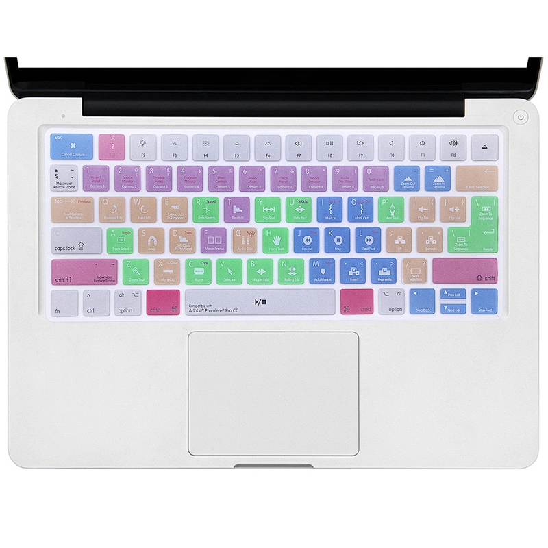 Premiere Pro CC Function Hotkey Silicone Keyboard Cover laptop skin for Magic Keyboard MLA22LLB/A US Version