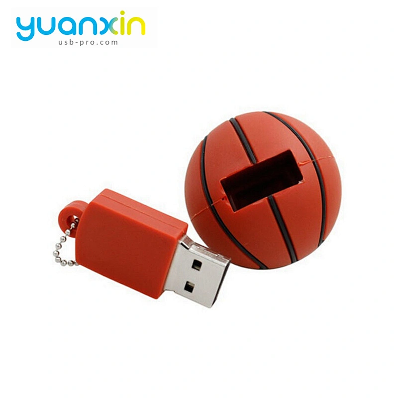 3D Custom Basket Shape Pvc Usb Flash Drive Cle Usb Stick Imported