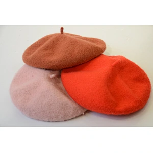 Custom Winter Women Hat Beret Girls Knitted Beanie Winter Hat Bonnet Wool Warm Winter Hat