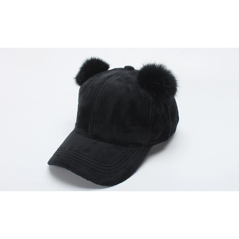New sport hats customized cap warmly winter girls baseball cap with ear flaps