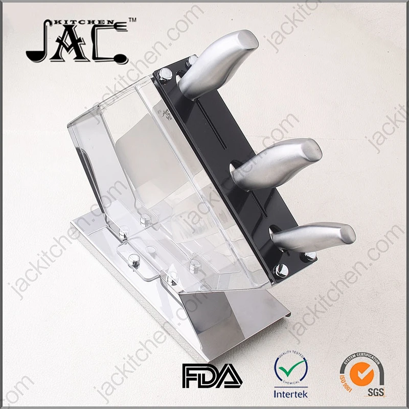 Royalty Line Stainless Steel Knife Set with Acrylic Stand