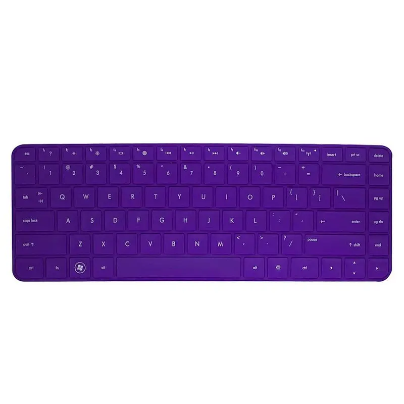 Semi Color Silicone Keyboard Cover Skin custom laptop keyboard skin for hp laptop skin