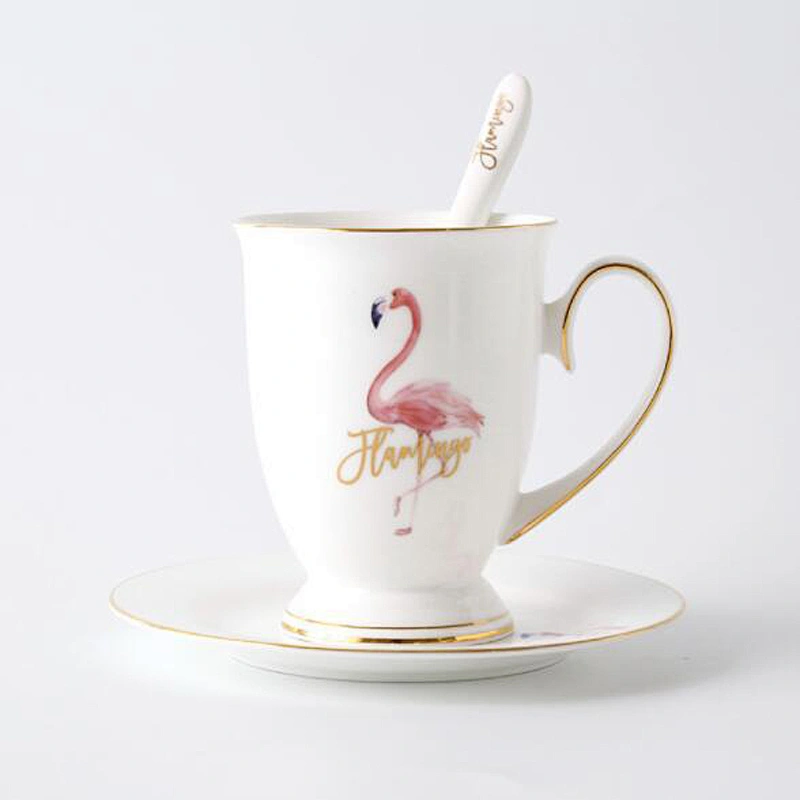 Exquisite Ceramic Cup with Handle Customized Logo Water Coffee Mug Free Sample Factory in-stock Cup Creative